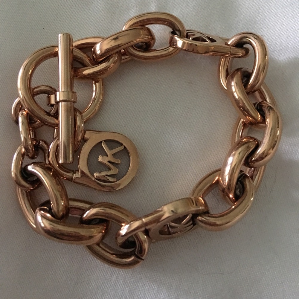 NWOT Michael Kors Rose-Gold Chain Link Bracelet